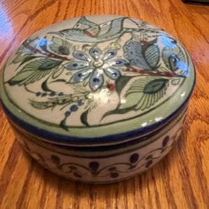 Ken Edwards collection jewelry box with lid. Artist Salvador Diaz Gabriel